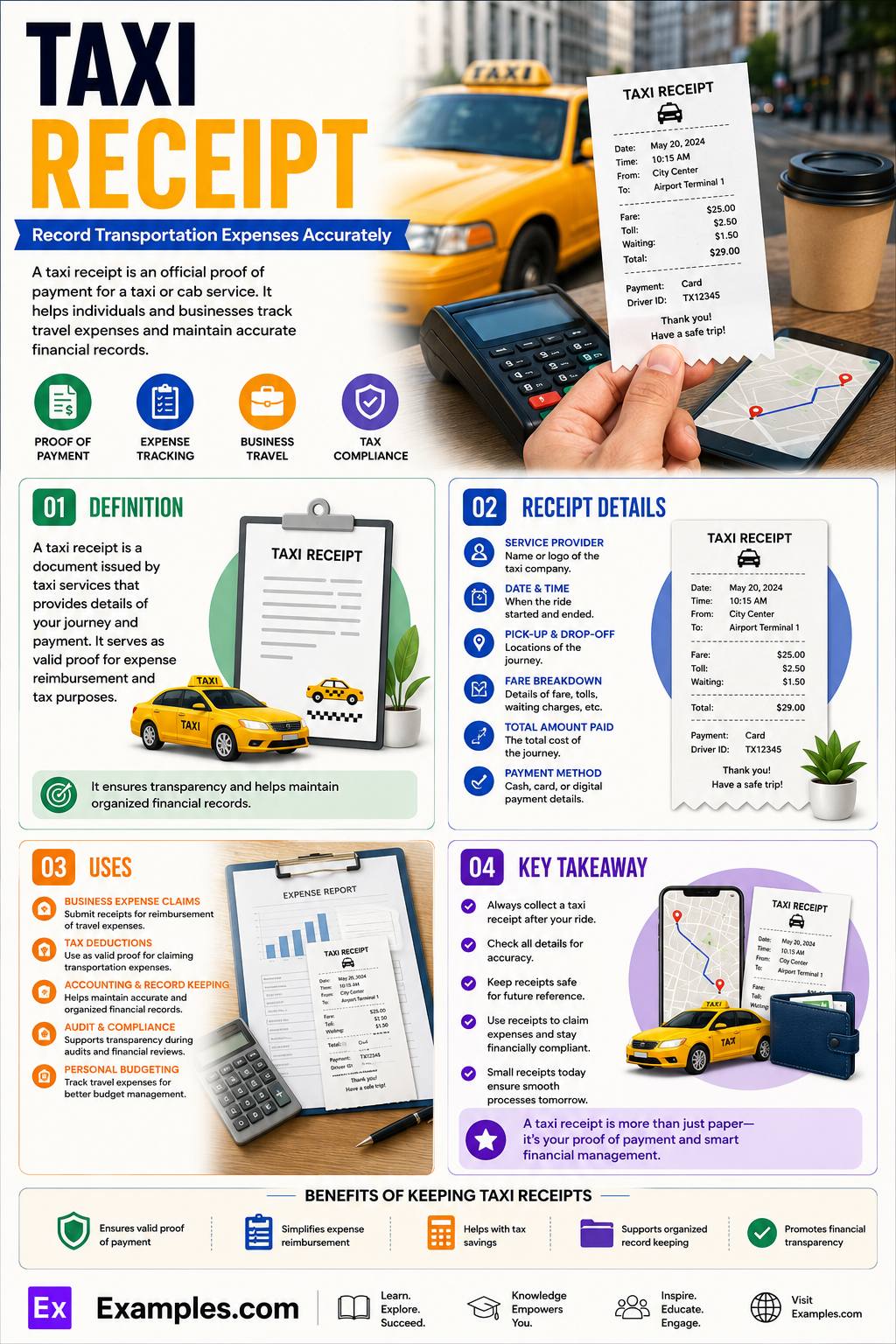 12+ Taxi Receipt Examples to Download