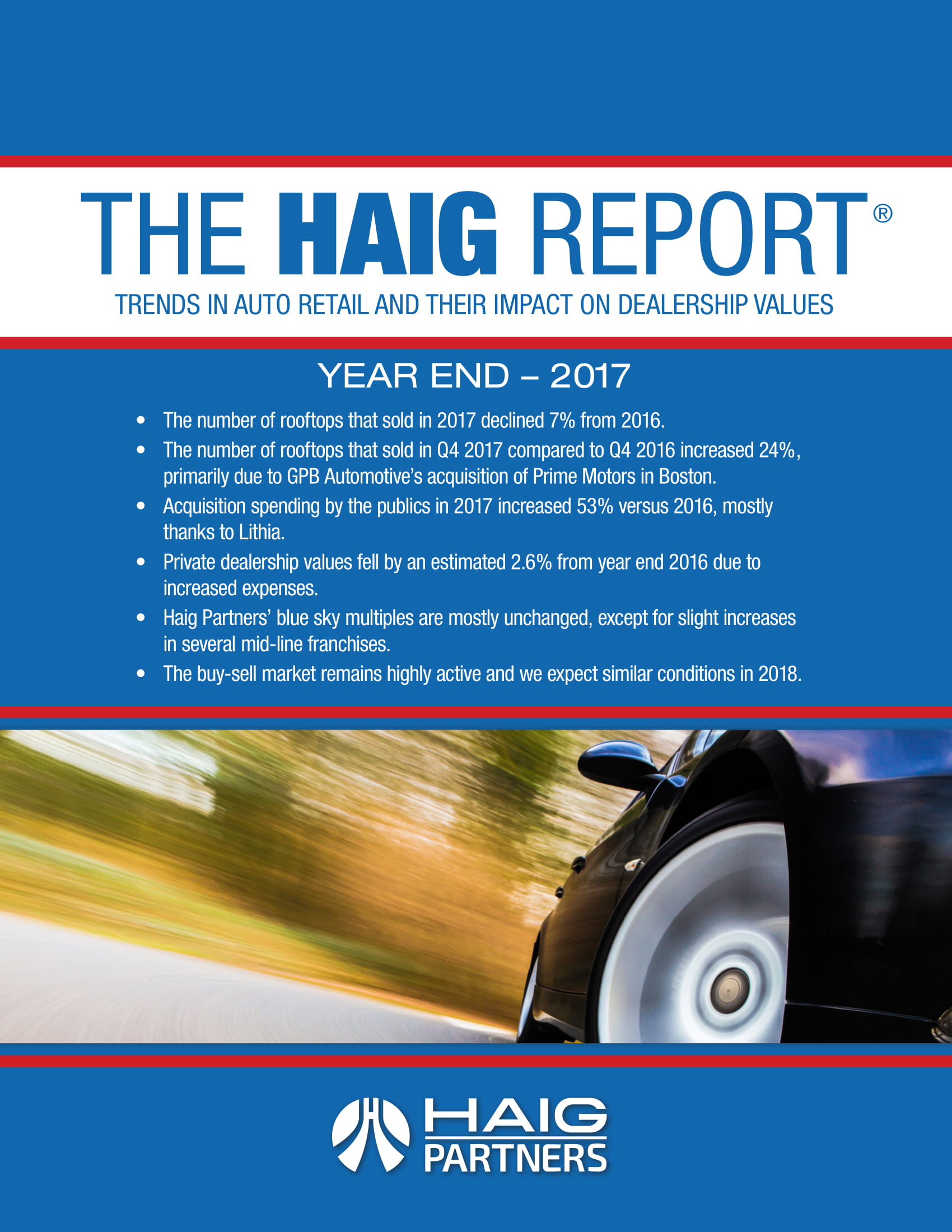 the haig report year end report example