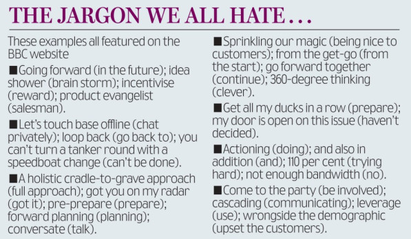 the jargon we all hate