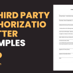 Third Party Authorization Letter Examples
