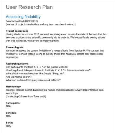 Research Project Plan - 20+ Examples, Format, Pdf | Examples