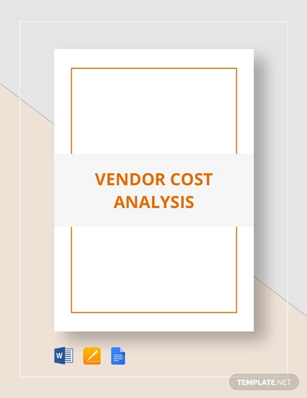 vendor cost analysis