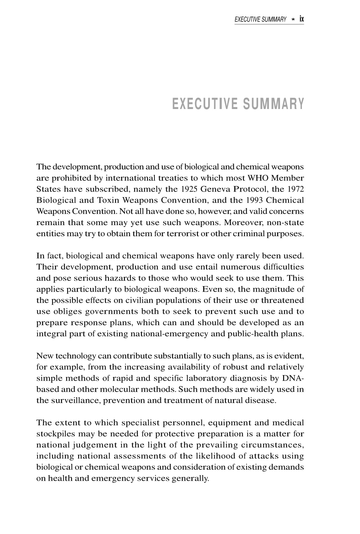 thesis executive summary pdf