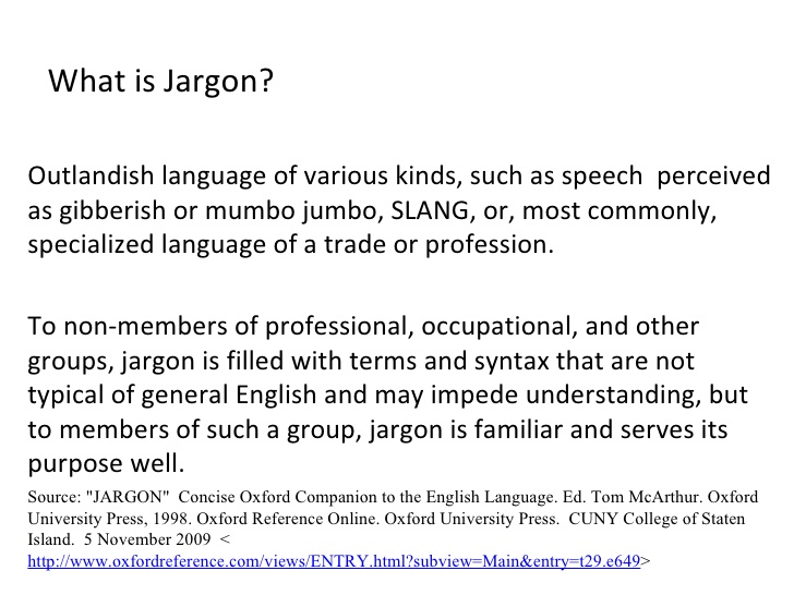 what is jargon