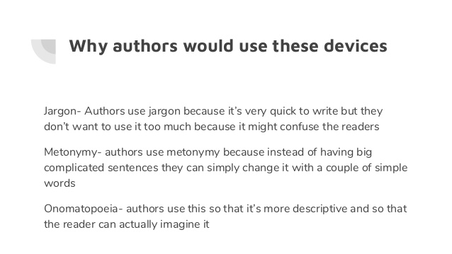 why authors use jargon