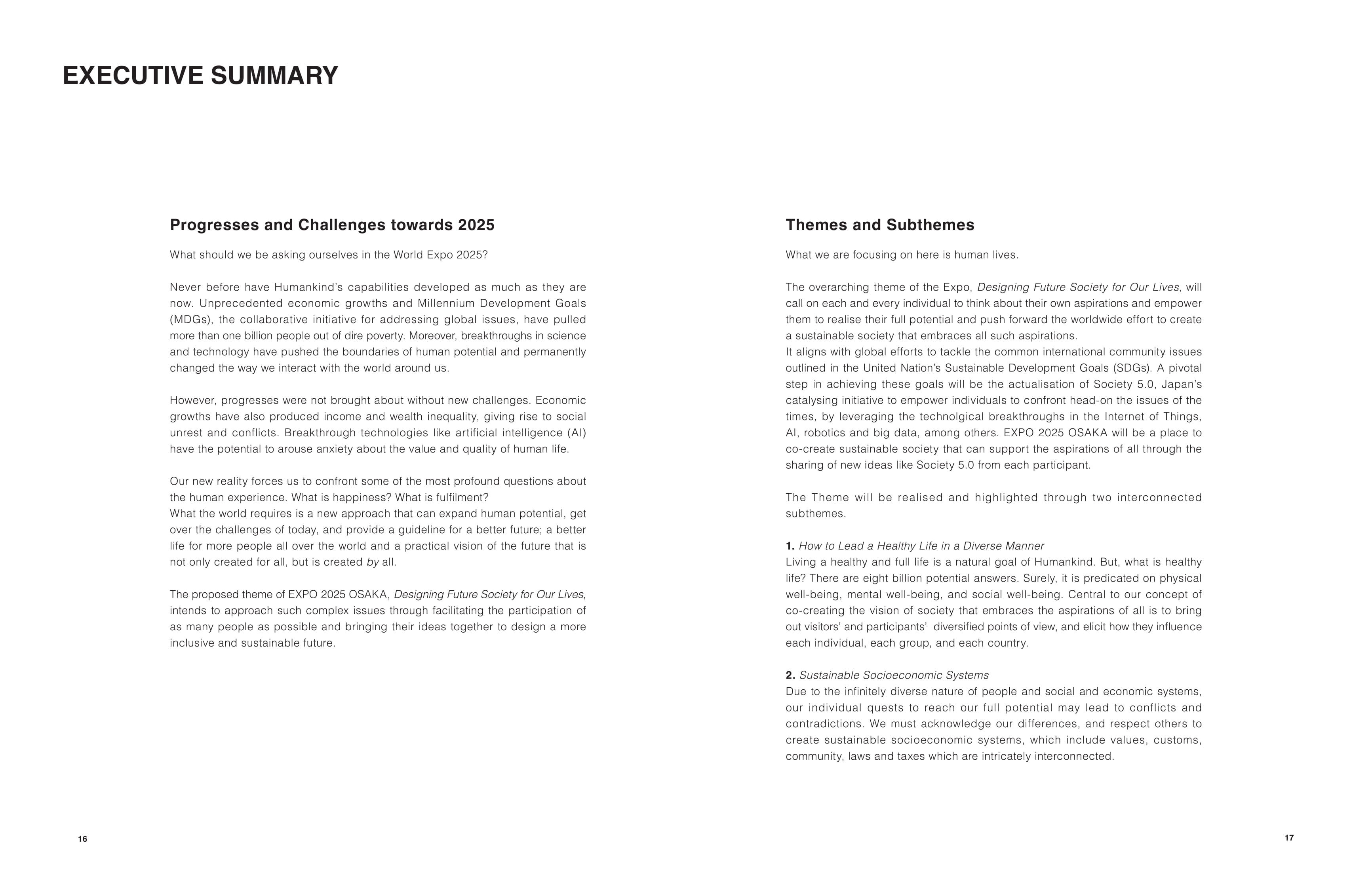 executive summary design proposal example