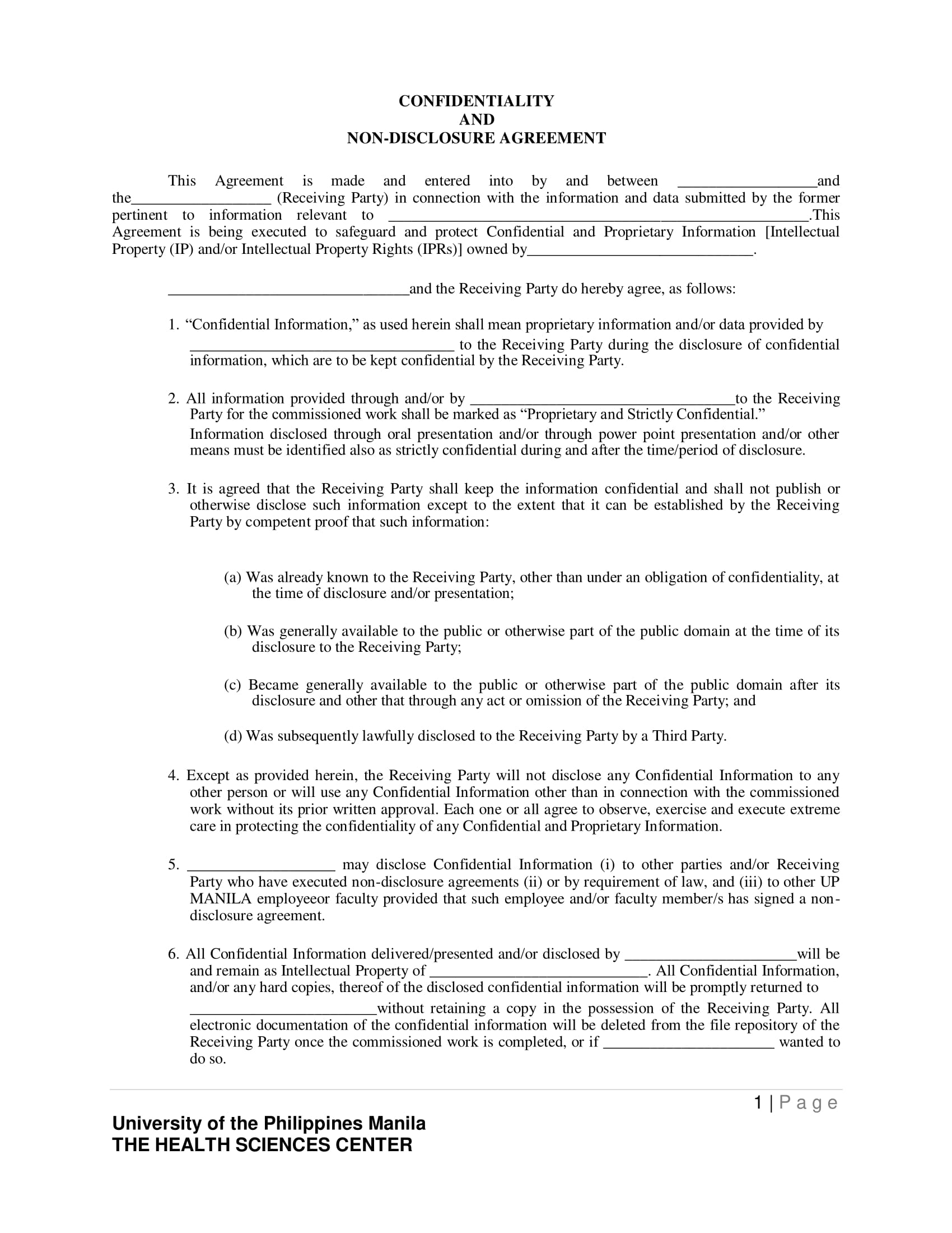 21+ Bookkeeper Confidentiality Agreement Examples - DOC, PDF With accountant confidentiality agreement template
