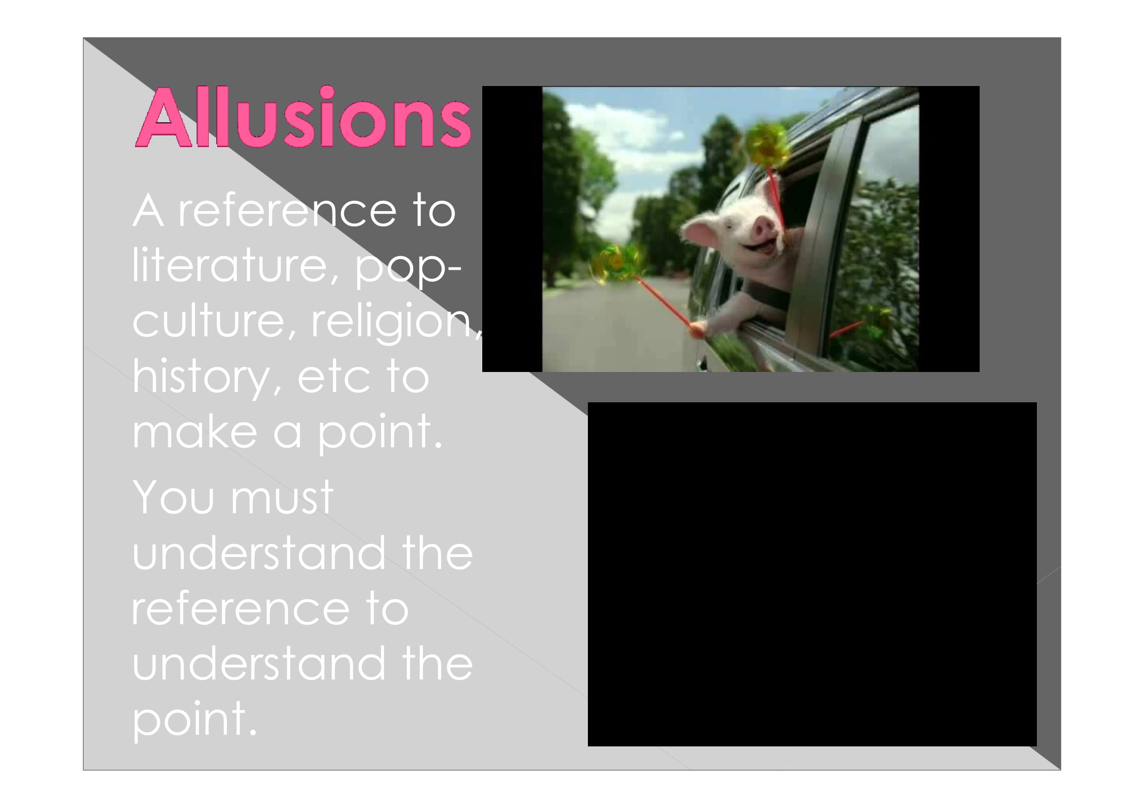 Allusions PowerPoint Example 