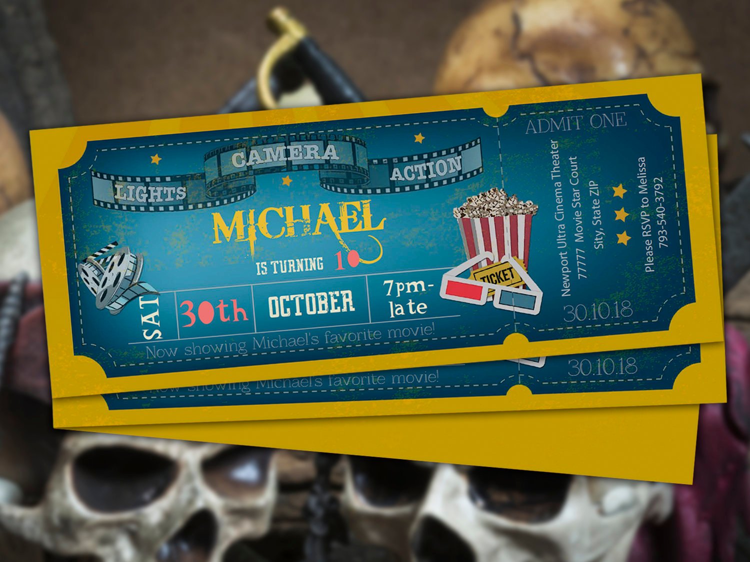 Movie Ticket 29+ Examples, Illustrator, Design, Word, Pages