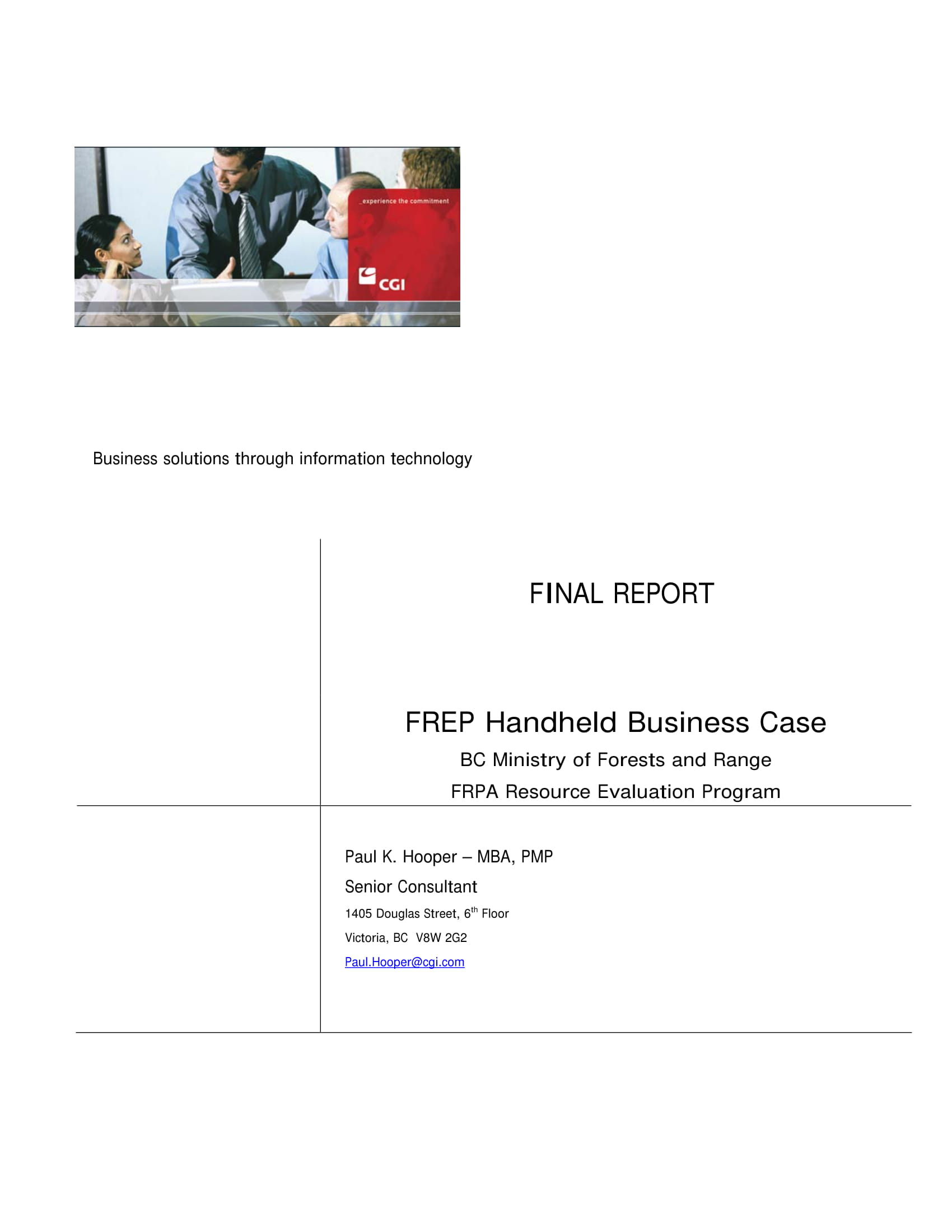 business case evaluation example 01