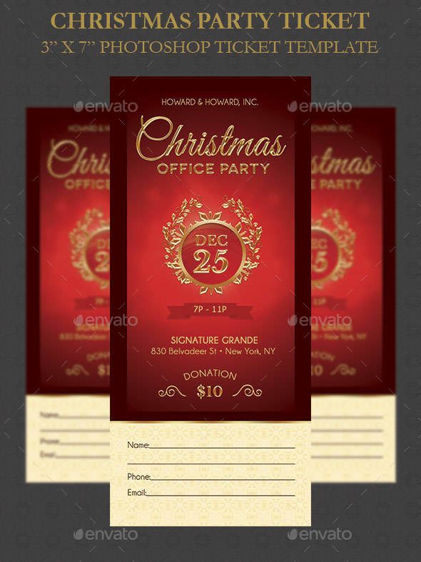 Silent Night Christmas Ticket - 28+ Examples, Format, Sample | Examples