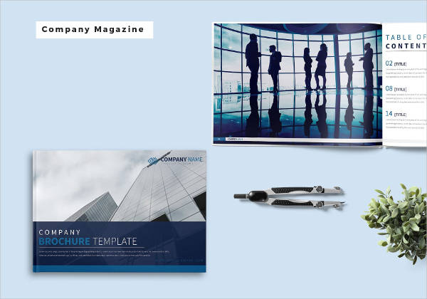 company magazine template2