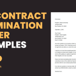 Contract Termination Letter Examples