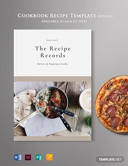 Cookbook Recipe Template from images.examples.com