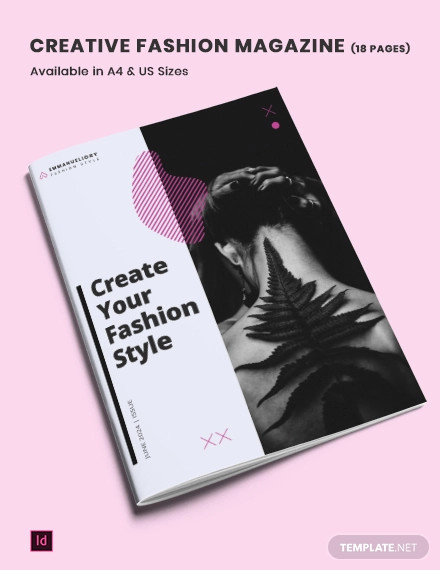 Creative Fashion Lifestyle Magazine Template