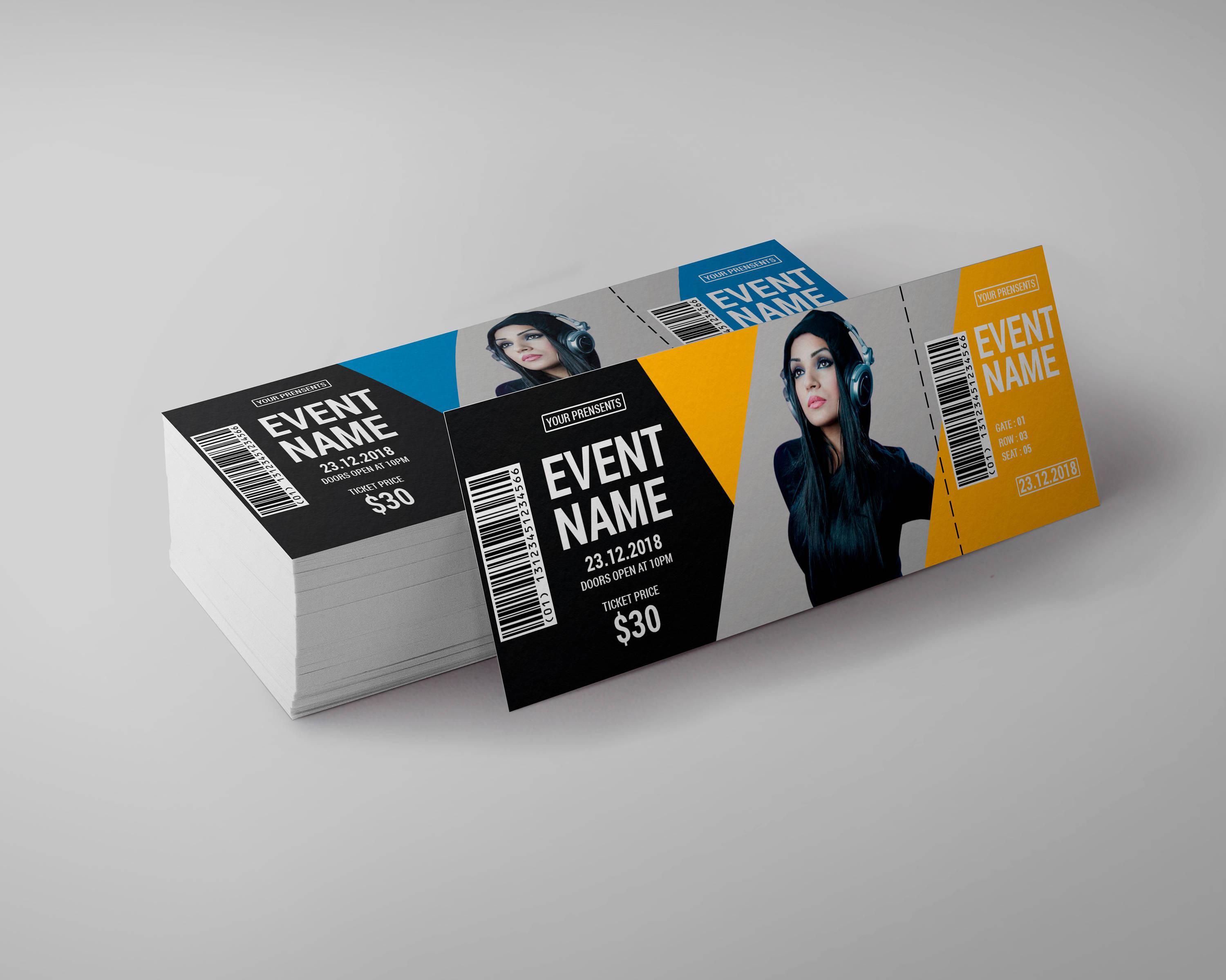 How To Design A Ticket For An Event DocTemplates