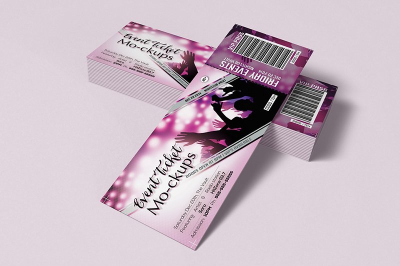 creative ticket for events example