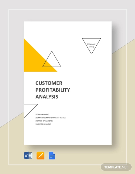 customer profitability analysis template