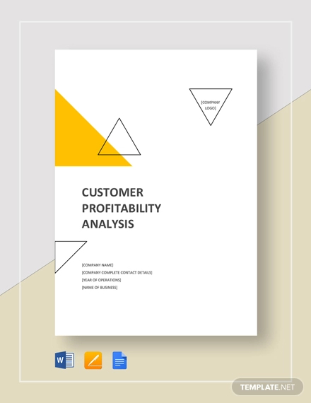 Customer Profitability Analysis Template