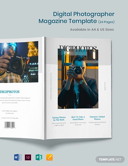 Digital Photographer Magazine Template