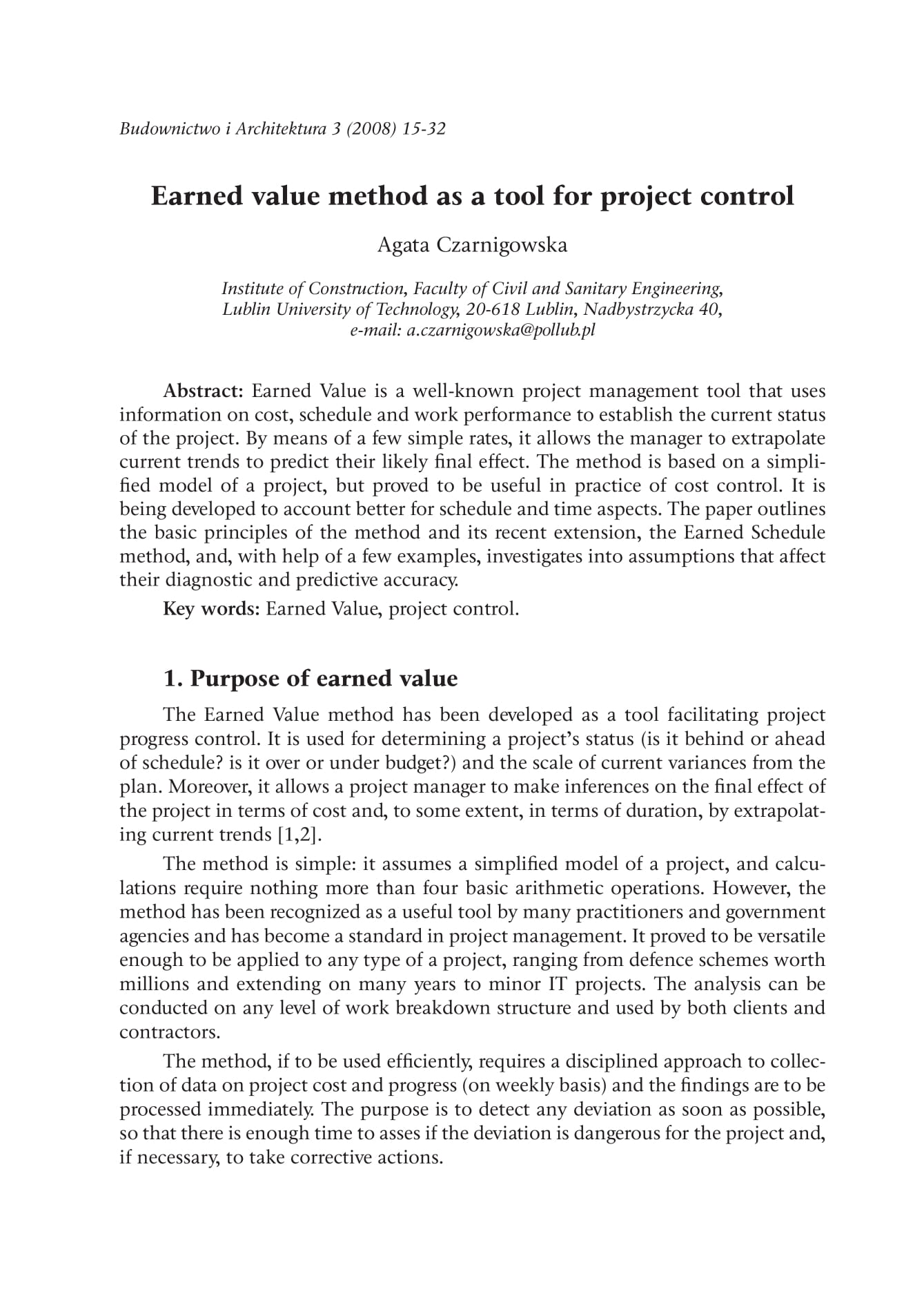 Earned Value Analysis - 10+ Examples, Format, Pdf | Examples