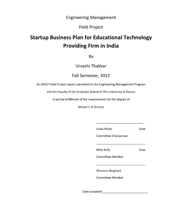 business plan tech startup pdf