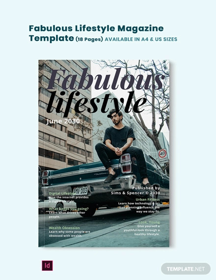 Fabulous Lifestyle Magazine Template