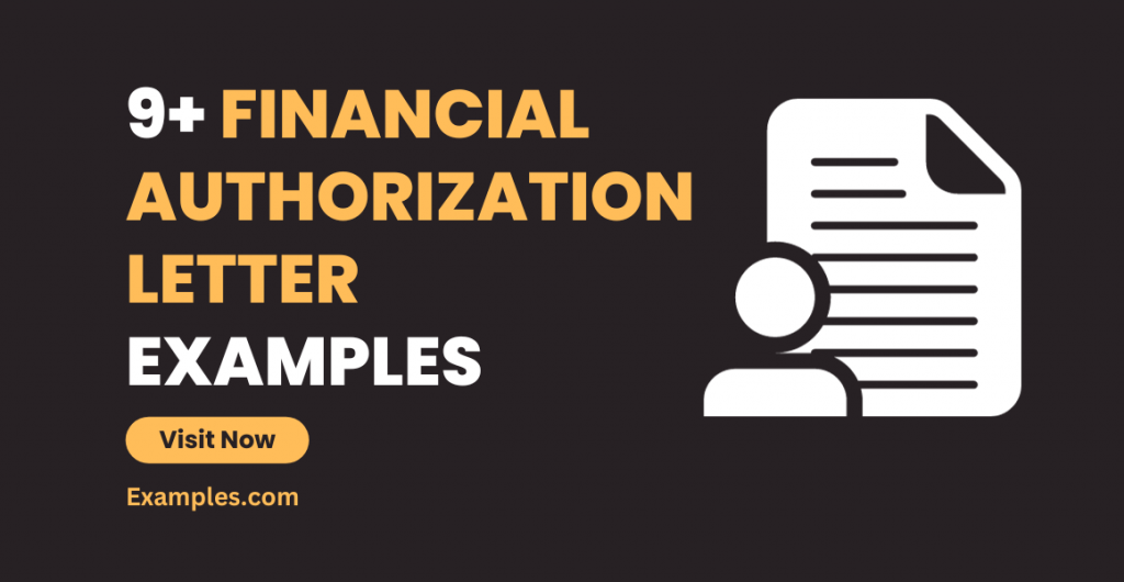 Financial Authorization Letter Examples