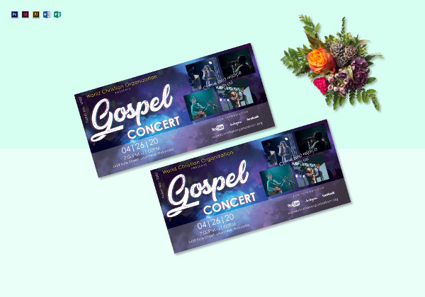 Gospel Concert Ticket Example1 600