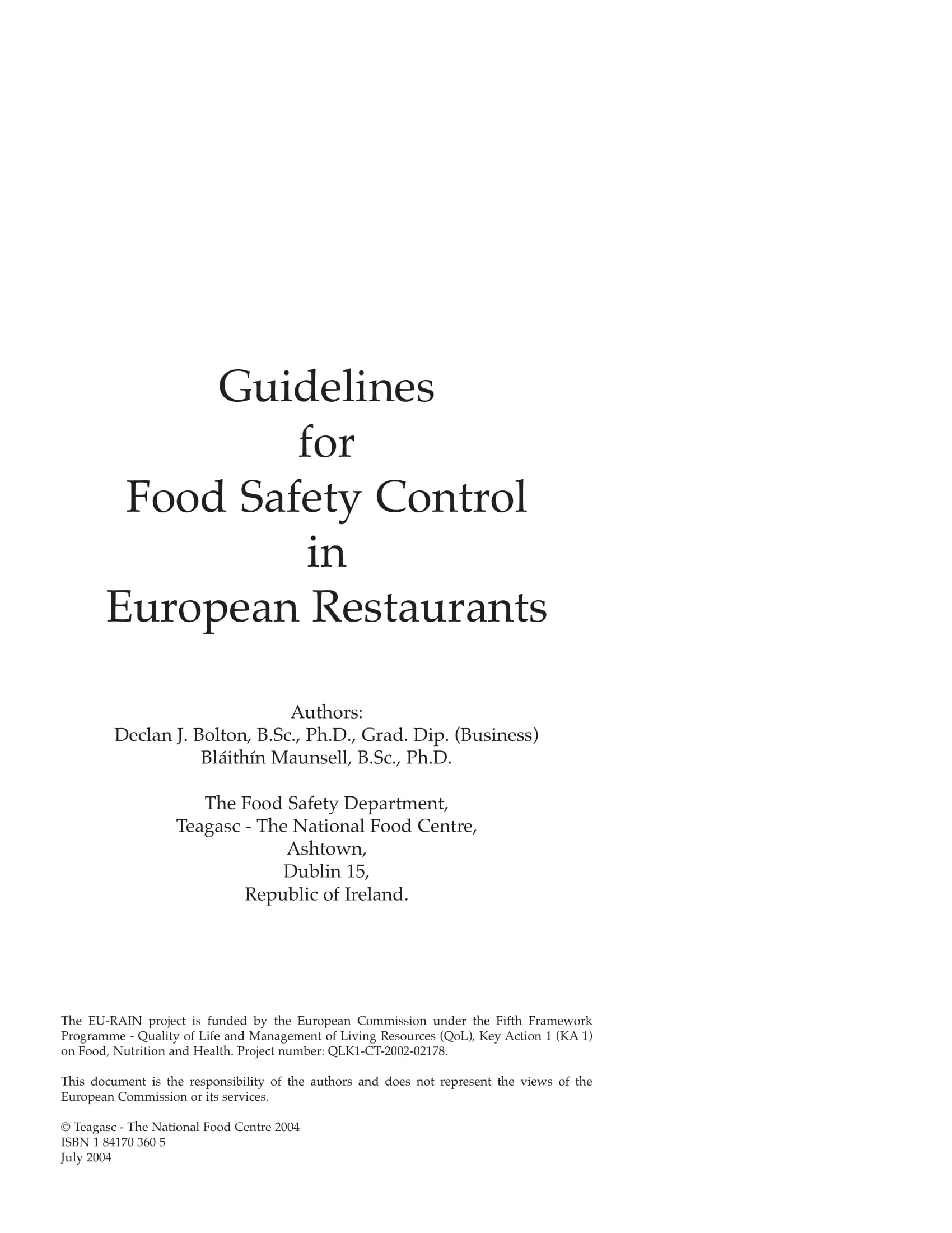haccp hazard analysis for food safety control example 01