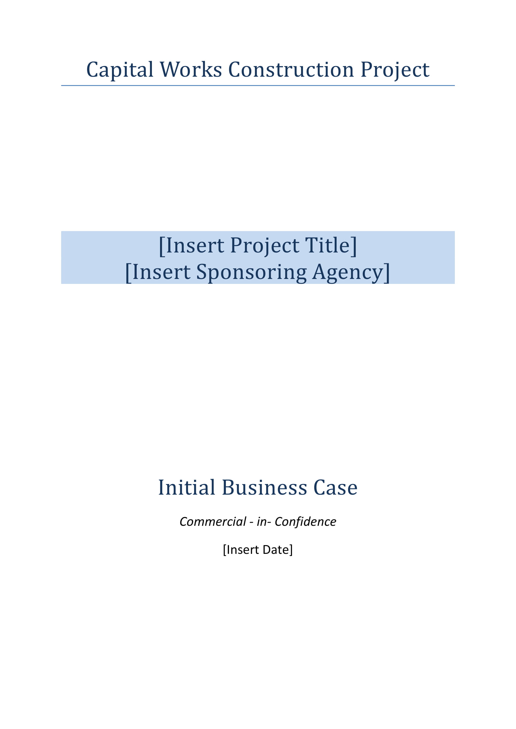 initial business case analysis example 1
