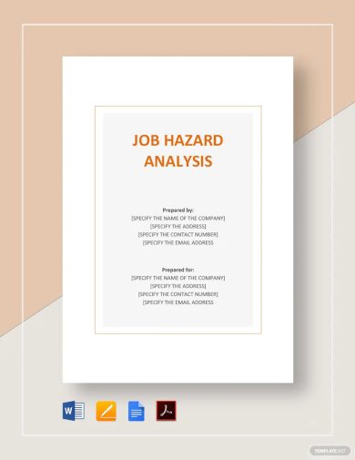 job hazard analysis template