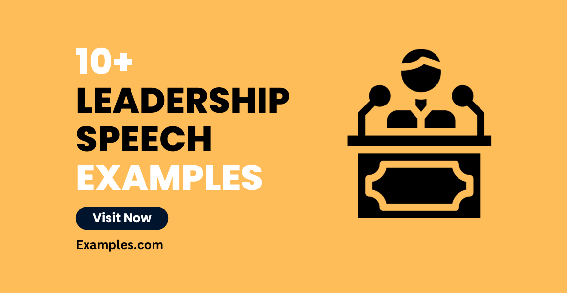 Leadership Speech Examples