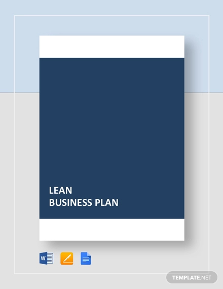lean business plan example