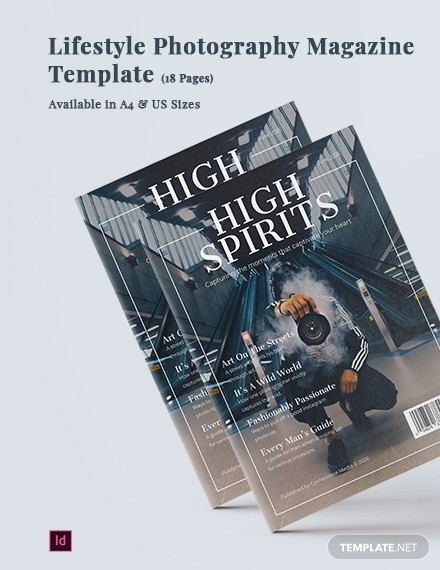 Lifestyle Photography Magazine Template