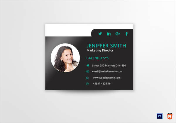 Marketing Director Email Signature Template