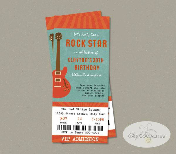 Music Festival Concert Ticket Design Example