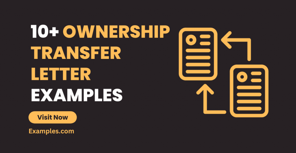 Ownership Transfer Letter Examples