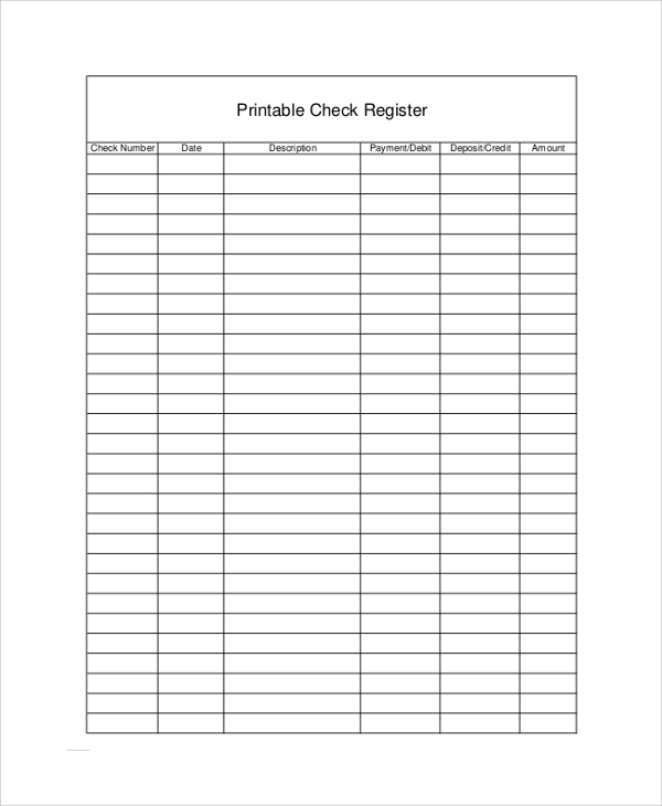 printable checkbook register example
