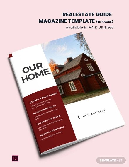 Real Estate Guide Magazine Template