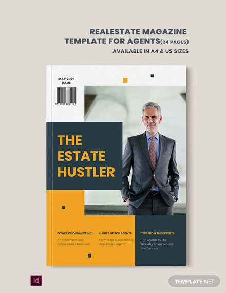 Real Estate Magazine Template For Agents