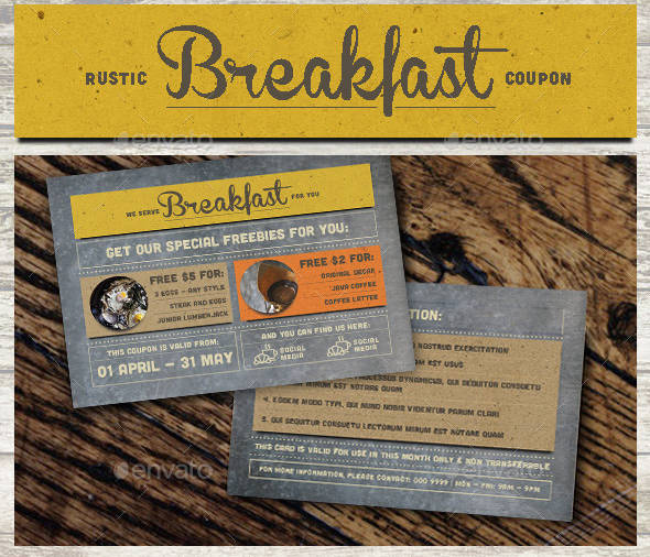 Restaurant Breakfast Coupon 15+ Examples, Format, Pdf Examples