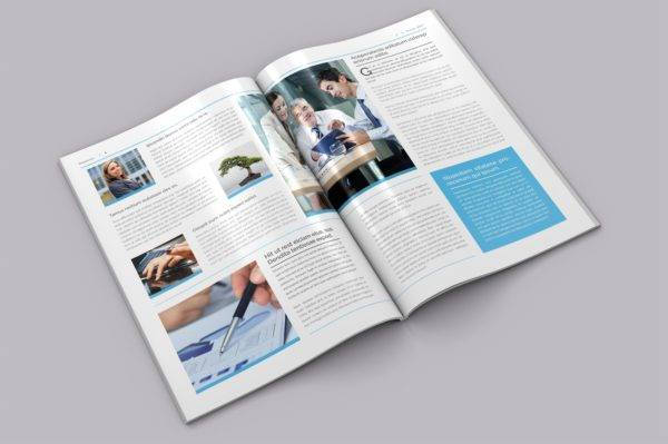simple company magazine example1