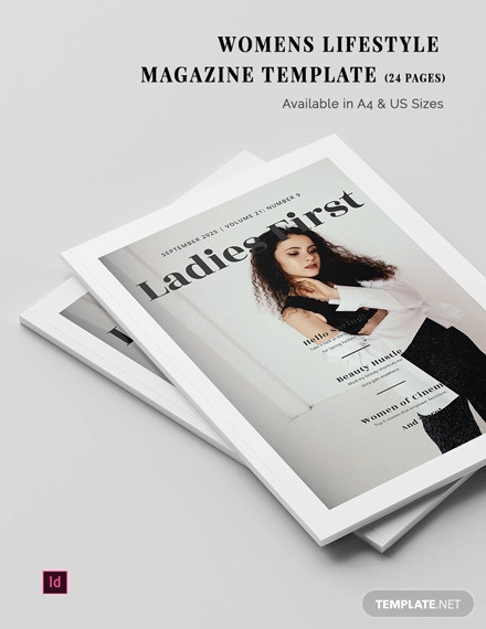 Womens Lifestyle Magazine Template