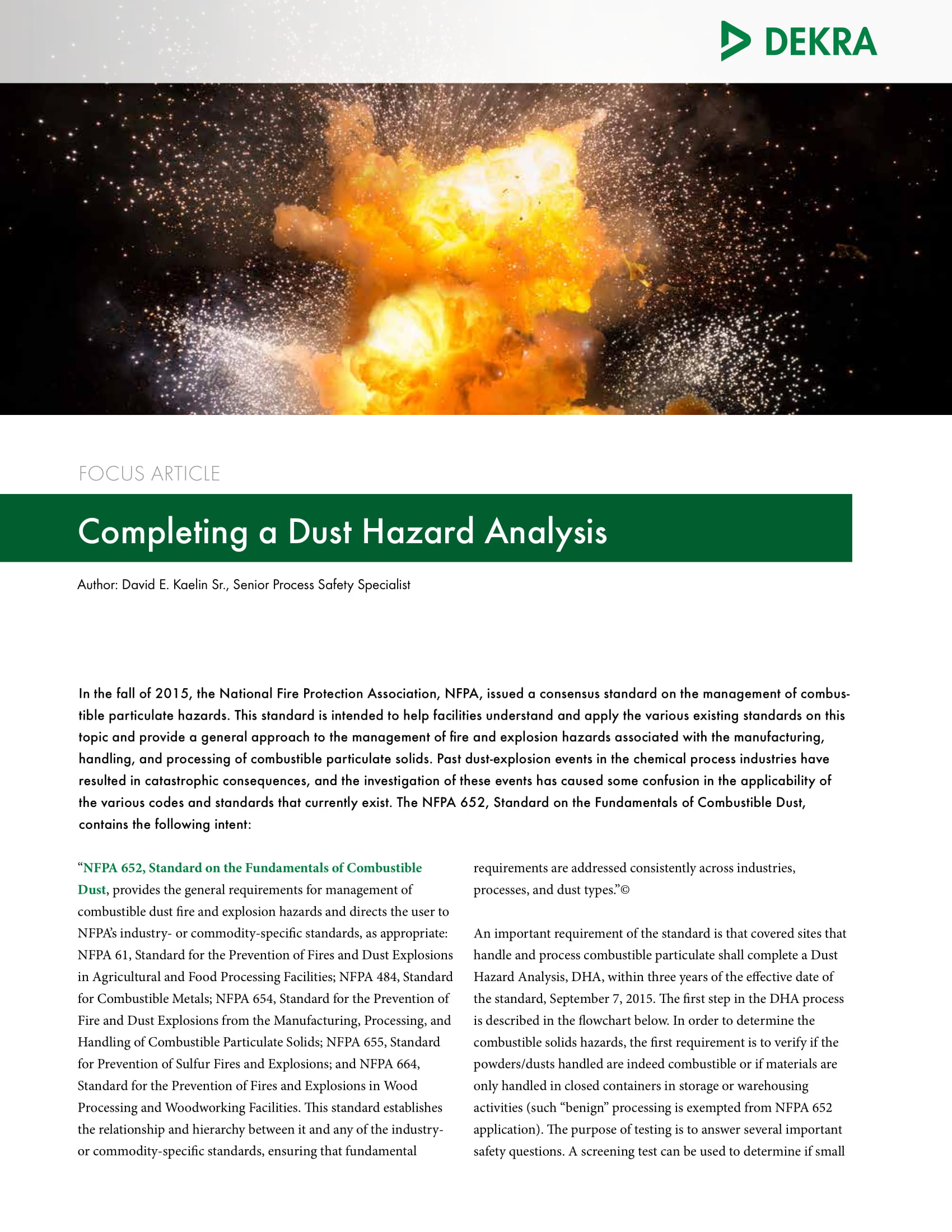 Dust Hazard Analysis 10+ Examples, Format, Pdf Examples