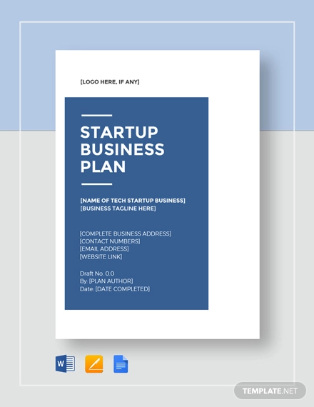 startup software company business plan