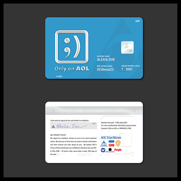 AOL Membership Card
