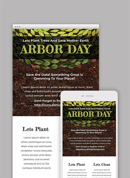 arbor day email newsletter