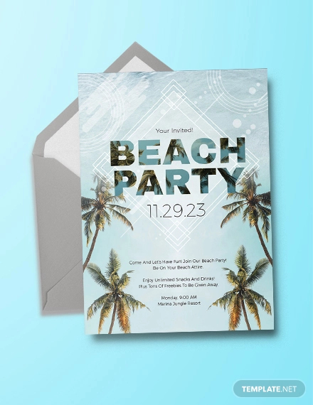 34 Party Invitation Examples Templates Design Ideas Psd Ai Word Examples