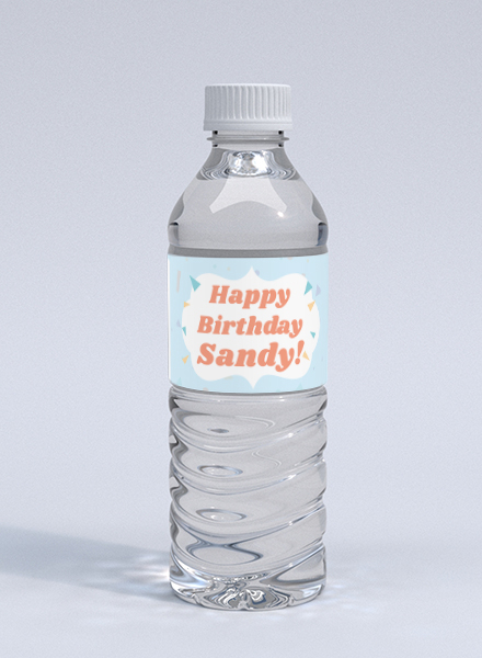 Birthday Bottle Label